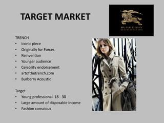 burberry target consumer|Burberry industry statistics.